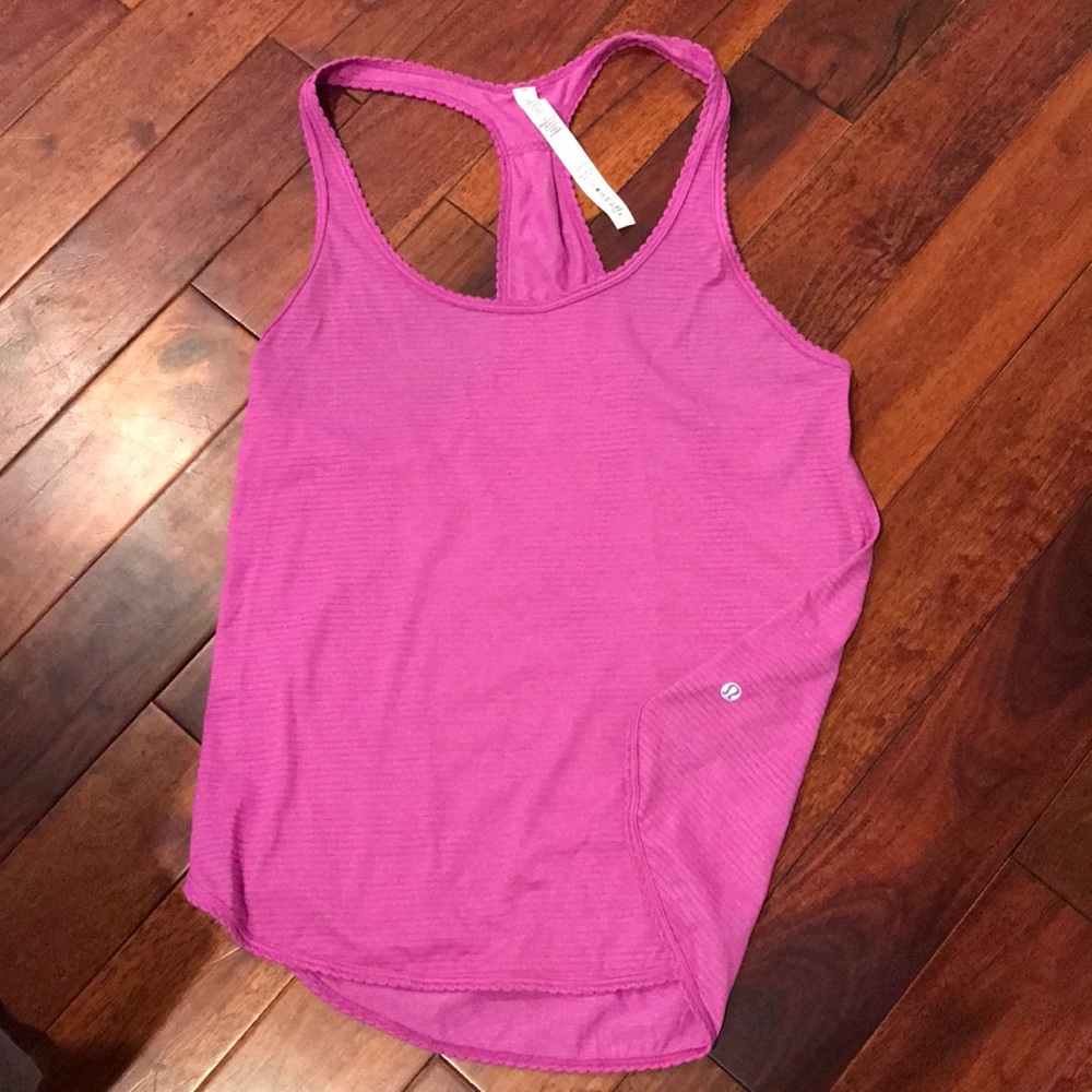 Lululemon Pink Racerback Tank